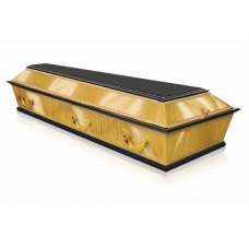 Гроб Б-4 Комбинированный-спецколода (6 ручек) золотой спецколода